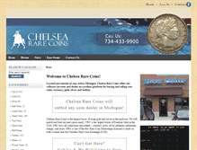Tablet Screenshot of chelseararecoins.com